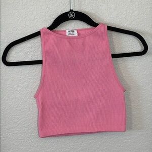 Cotton On Vibrant Pink Ribbed Tank XS/S